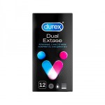 Презервативы, Durex (Дюрекс) 12 шт Дуал экстаз (рельефные с анестетиком)