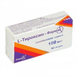 L-Тироксин-Фармак, таблетки 0.1 мг 50 шт