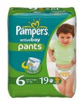 Подгузники-трусики для мальчиков, Pampers (Памперс) 16+ кг 44 шт актив бой экстра лардж